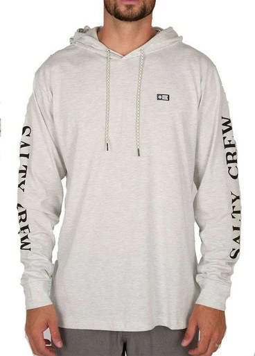 Salty Crew Deckhand Hood Tech T-Shirt - Vintage White - Small 1 Salty Crew Deckhand Hood Tech T-Shirt - Vintage White - Small