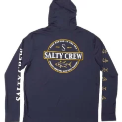 Salty Crew Deepsea Hood Sunshirt - Navy
