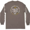 Salty Crew Fathom Standard Long Sleeve T-Shirt - Charcoal Heather