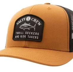 Salty Crew Fishmonger Retro Trucker - Camel/Black