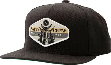 Salty Crew High Tail 5 Panel Hat - Black 1 Salty Crew High Tail 5 Panel Hat - Black