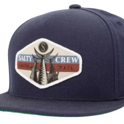 Salty Crew High Tail 5 Panel Hat - Navy