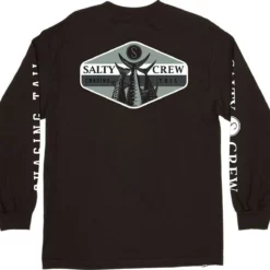 Salty Crew High Tail Premium Long Sleeve Tee - Black - Medium