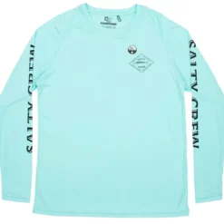 Salty Crew Hotwire Pinnacle Raglan Shirt - Aqua