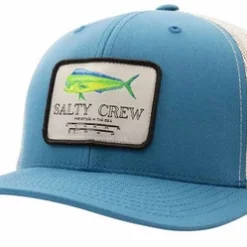 Salty Crew Mahi Mount Retro Trucker Hat - Slate/Silver