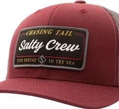 Salty Crew Marina Retro Hat - Burgundy/Grey