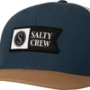 Salty Crew Pinnacle 2 Retro Trucker Hat - Indigo/Tan
