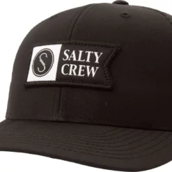 Salty Crew Pinnacle Retro Trucker Hat - Black/White