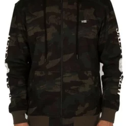 Salty Crew Refuge Sherpa Zip Fleece - Camo - X-Large
