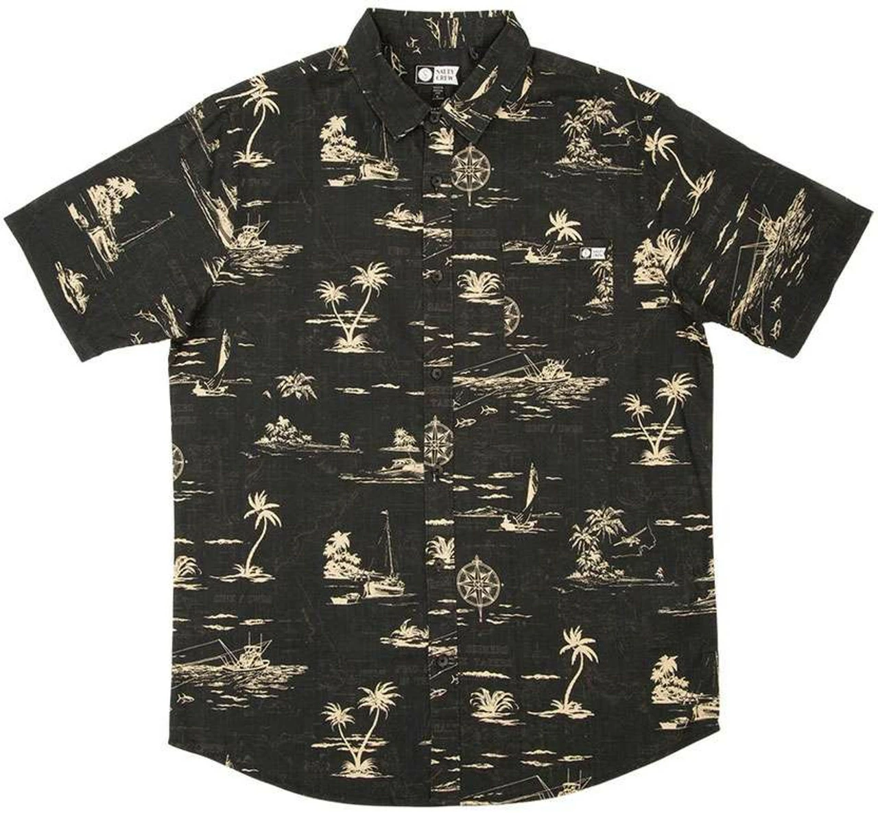 Salty Crew Seafarer Short Sleeve Woven Shirt 1 Salty Crew Seafarer Short Sleeve Woven Shirt