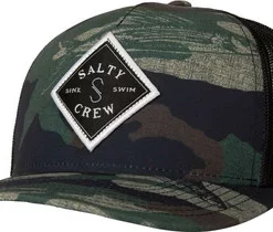Salty Crew Sealine Retro Trucker Hat - Camo