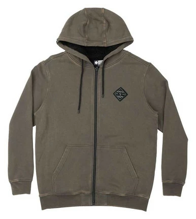 Salty Crew Shelter Sherpa Fleece - Tar - X-Large 1 Salty Crew Shelter Sherpa Fleece - Tar - X-Large