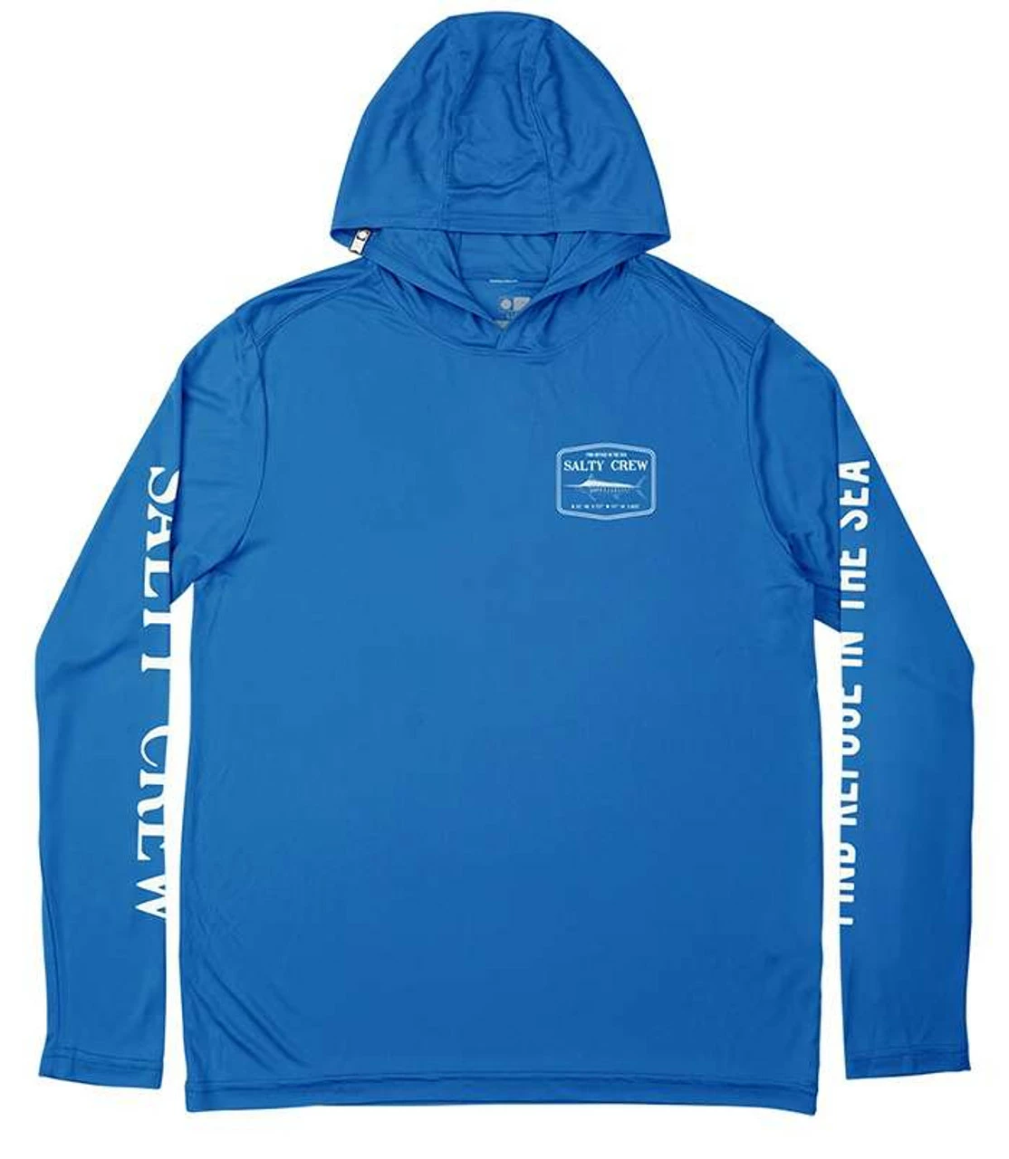 Salty Crew Stealth Hood Sunshirt - Royal - Large 2 Salty Crew Stealth Hood Sunshirt - Royal - Large - Image 2