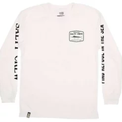 Salty Crew Stealth Long Sleeve Sunshirt - White - Medium