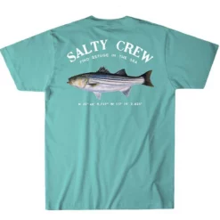 Salty Crew Striper Short Sleeve T-Shirts -Marine Equipment & Accessories Sales Store salty crew striper short sleeve t shirts 36977.1651100003
