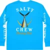 Salty Crew Tailed Long Sleeve Tech T-Shirt - Blue - X-Large