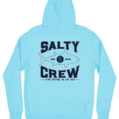 Salty Crew Tight Lines Fleece - Light Blue - Large