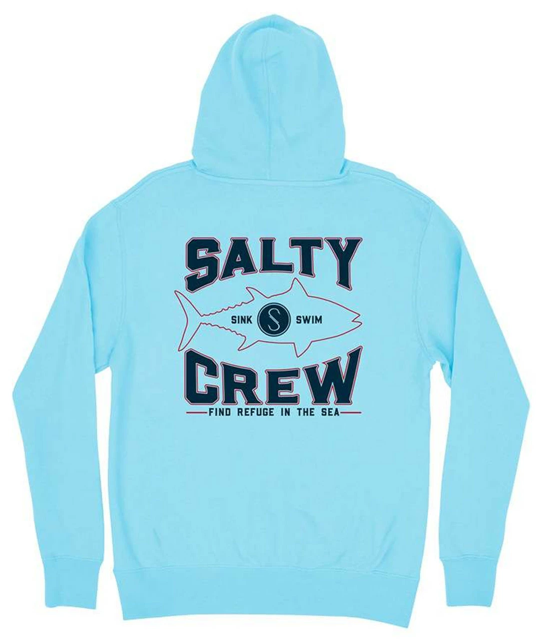 Salty Crew Tight Lines Fleece - Light Blue 1 Salty Crew Tight Lines Fleece - Light Blue