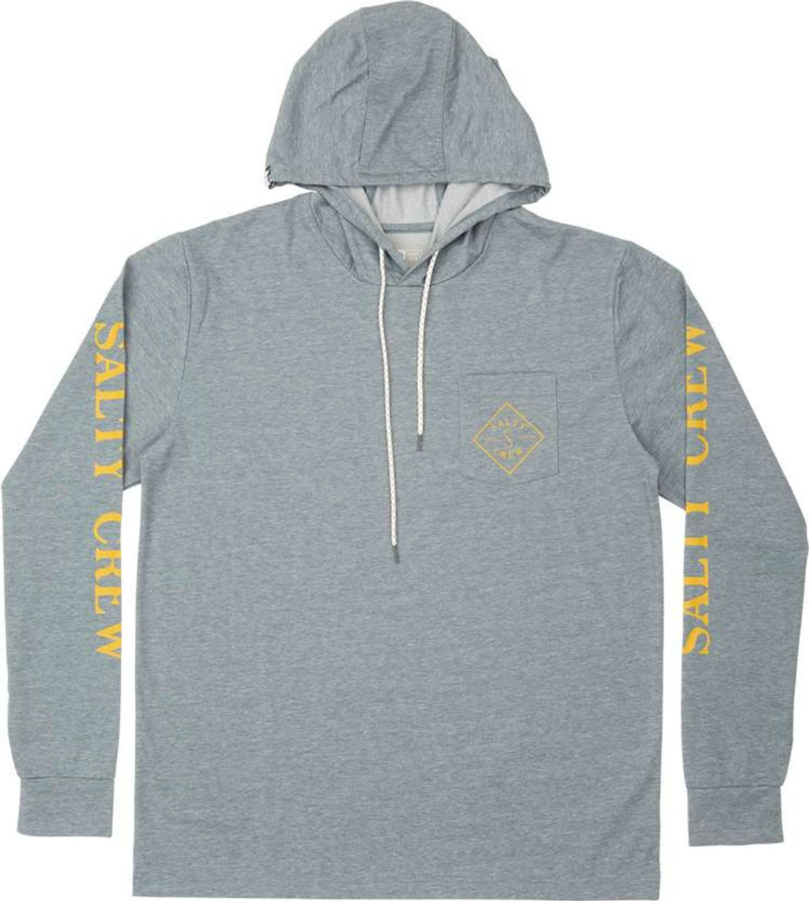 Salty Crew Tippet Pocket Hood Tech Tee - Blue - Medium 2 Salty Crew Tippet Pocket Hood Tech Tee - Blue - Medium - Image 2