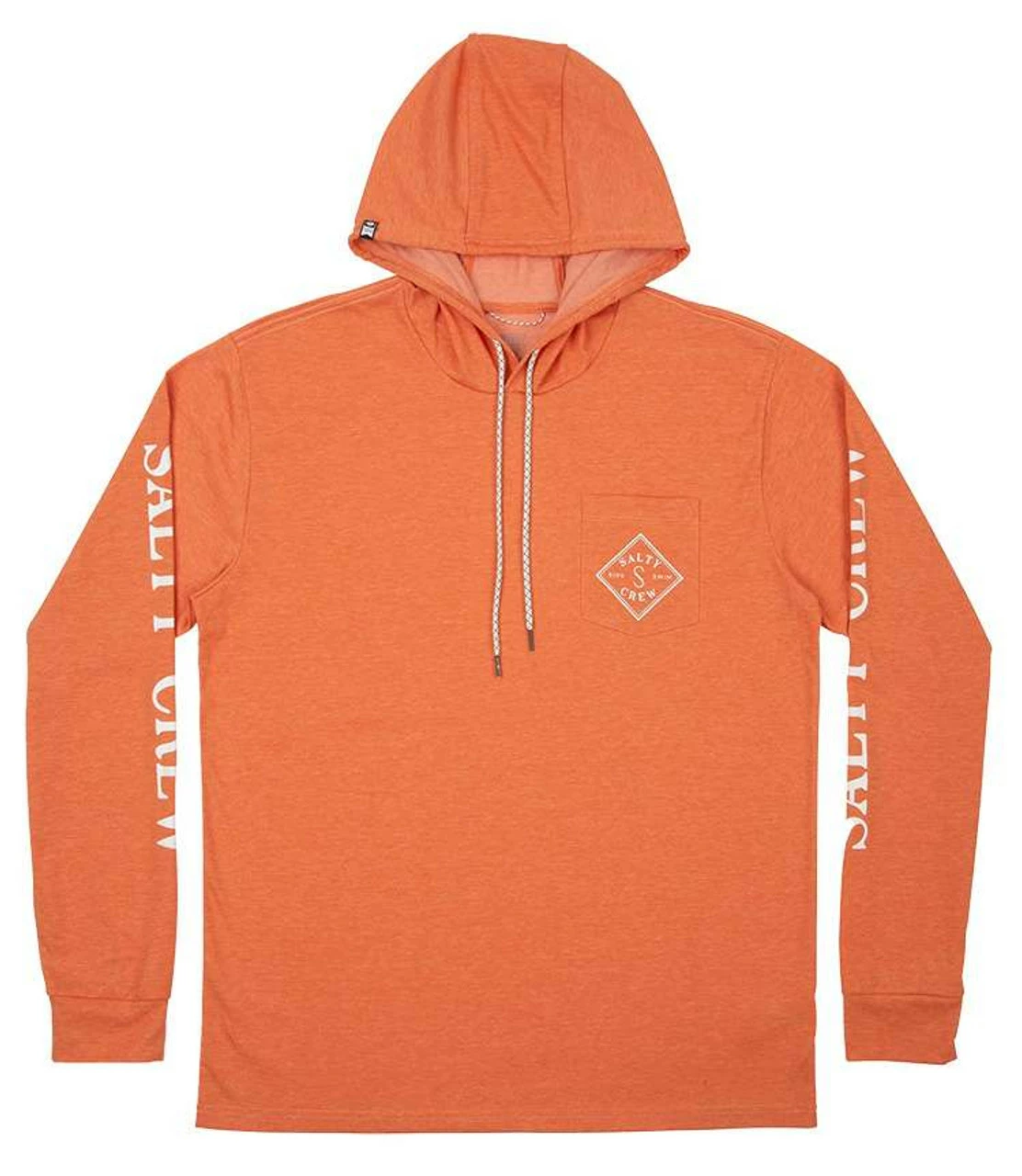 Salty Crew Tippet Pocket Hood Tech Tee - Sunburn - Medium 2 Salty Crew Tippet Pocket Hood Tech Tee - Sunburn - Medium - Image 2