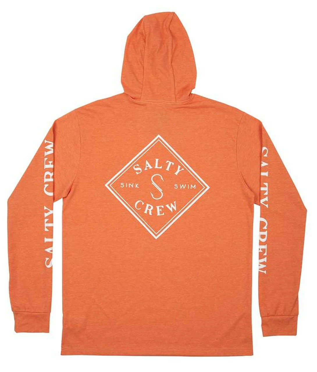 Salty Crew Tippet Pocket Hood Tech Tee - Sunburn - Medium 1 Salty Crew Tippet Pocket Hood Tech Tee - Sunburn - Medium