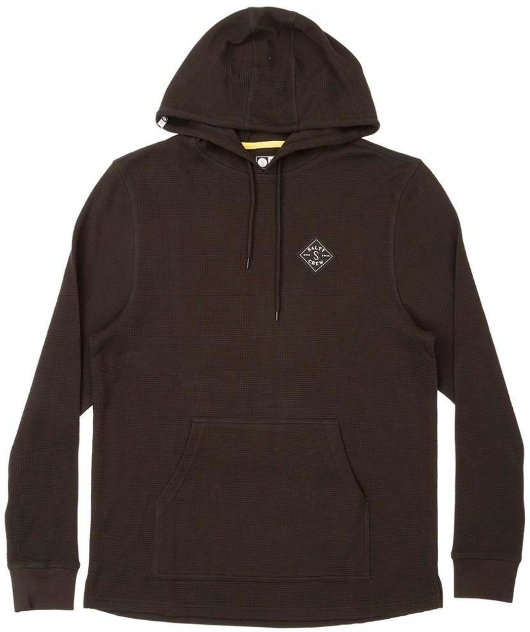 Salty Crew Tippet Thermal Hood Tee - Black - Large 1 Salty Crew Tippet Thermal Hood Tee - Black - Large