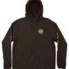 Salty Crew Twin Fin Windbreaker - Black - 2X-Large