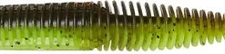 Savage Gear Ned Dragontail Slug - 3in - Green Pumpkin Chartreuse