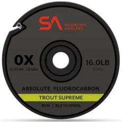 Scientific Anglers Absolute Fluorocarbon Trout Supreme Tippet - 30m