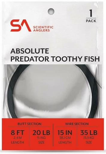 Scientific Anglers Absolute Predator Toothy Fish Leader 1 Scientific Anglers Absolute Predator Toothy Fish Leader