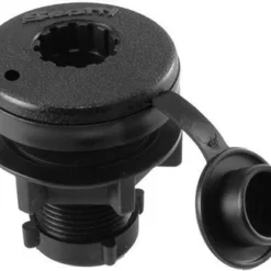 Scotty 444-BK Compact Threaded Round Deck Mount