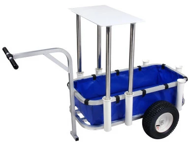 Sea Striker BRSC-DLXA Aluminum Beach/Surf Pier Cart W/Liner 1 Sea Striker BRSC-DLXA Aluminum Beach/Surf Pier Cart W/Liner