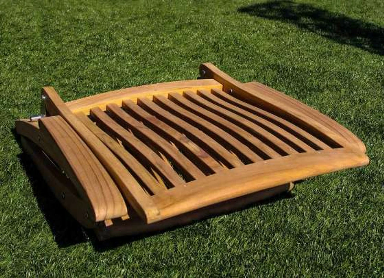 SeaTeak 60064 Weatherly Folding 6-Position Deck Armchair 4 SeaTeak 60064 Weatherly Folding 6-Position Deck Armchair - Image 4