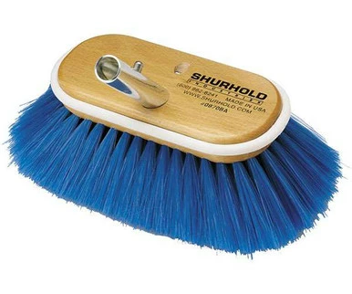Shurhold 970 6in Nylon Extra Soft Bristles Deck Brush 1 Shurhold 970 6in Nylon Extra Soft Bristles Deck Brush