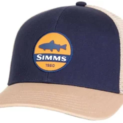 Simms Trout Patch Trucker - Navy