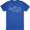 Simms Bass Line T-Shirt - Royal Heather - XX-Large