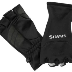 Simms Freestone Half Finger Mitt - Black - Small