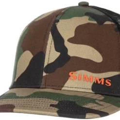 Simms ID Trucker Hat - Woodland Camo