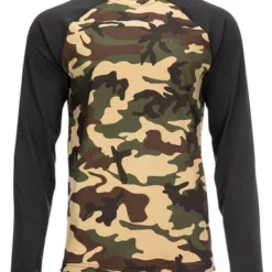 Simms Lightweight Base Layer Top - Woodland Camo - Small