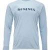 Simms Long Sleeve Tech Tee - Steel Blue - Medium