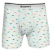 Simms Mens Boxer Briefs - Trout Critter Sterling - XL