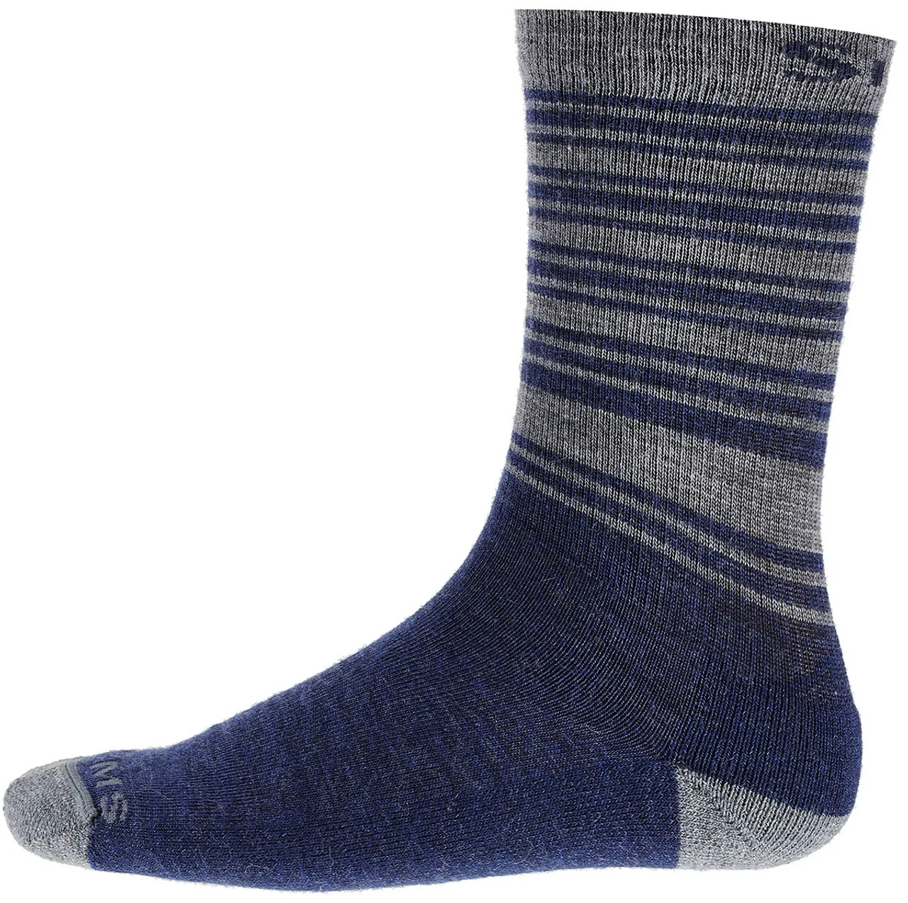 Simms Merino Lightweight Hiker Sock - Admiral Blue - Medium 1 Simms Merino Lightweight Hiker Sock - Admiral Blue - Medium
