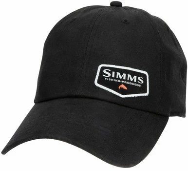 Simms Oil Cloth Cap - Black 1 Simms Oil Cloth Cap - Black