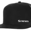 Simms Flat Brim Cap - Black