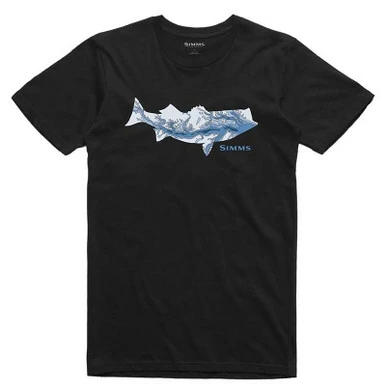 Simms Striper Bay Fill T-Shirt - Black - 2X-Large 1 Simms Striper Bay Fill T-Shirt - Black - 2X-Large