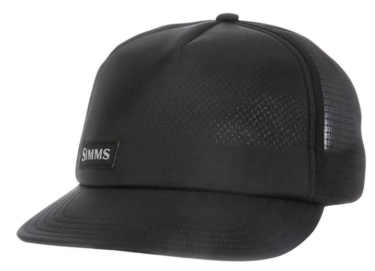 Simms Tech Trucker Hat - Black 1 Simms Tech Trucker Hat - Black