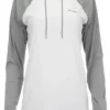 Simms Womens Solarflex Hoody - White Cinder - Medium