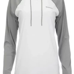 Simms Womens Solarflex Hoody - White Cinder - X-Small