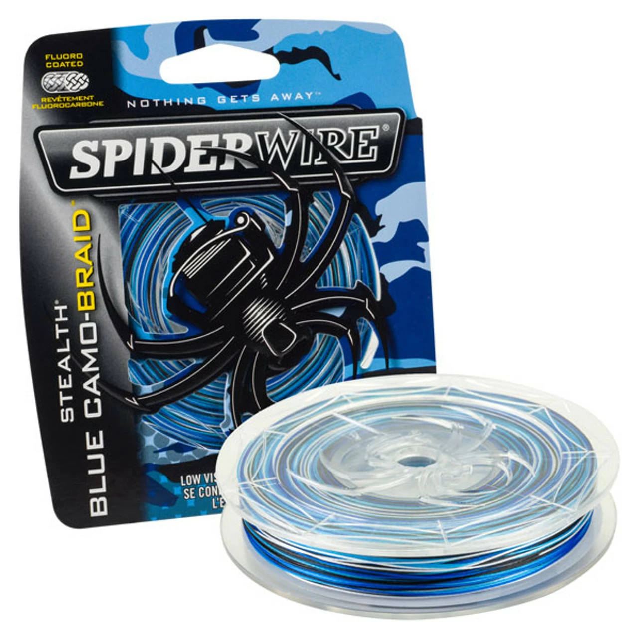 Spiderwire Stealth Blue Camo Braid 300yd Spools 1 Spiderwire Stealth Blue Camo Braid 300yd Spools