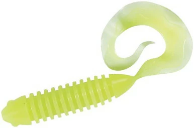 SPRO WaveTail Grub - Crazy Chartreuse 1 SPRO WaveTail Grub - Crazy Chartreuse